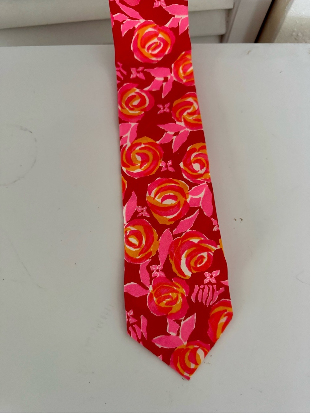 Men's Floral Lilly Pulitzer vintage Tie